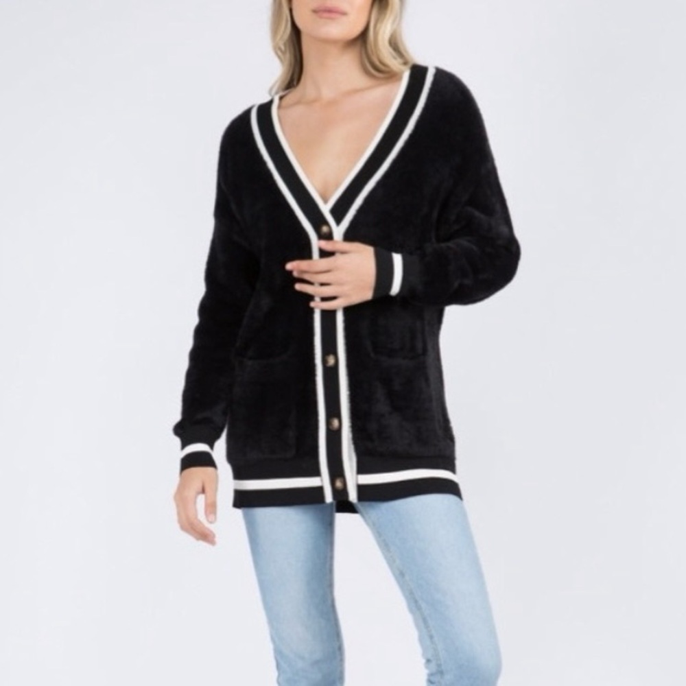 Robertson + Rodeo Fuzzy Cardigan